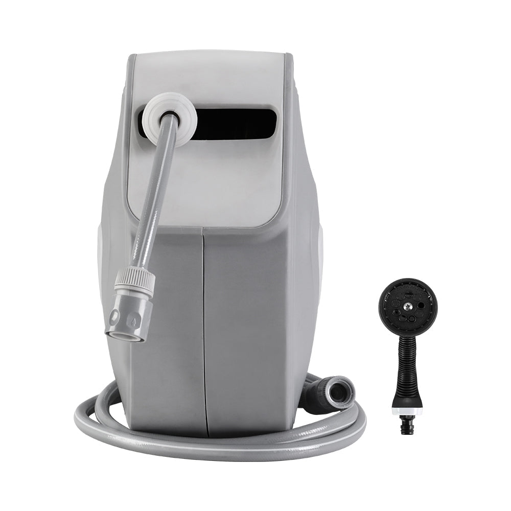 Retractable Water Hose Reel Garden Storage AutoRewind Spray Gun - Direct On Sale