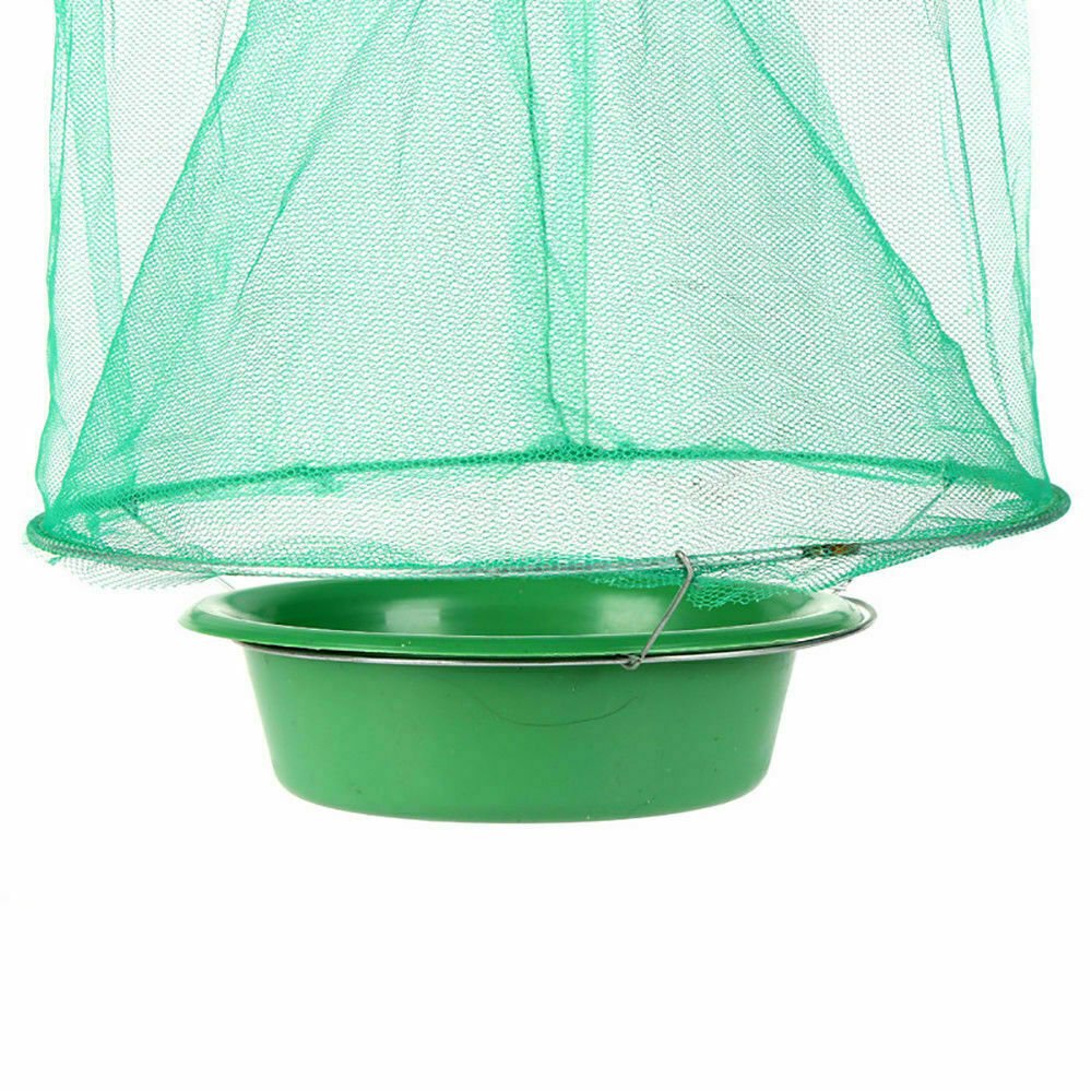 Reusable 6 Pack Fly Trap Insect Killer Net Cage Trap Ranch Pest Hanging Catcher - Direct On Sale
