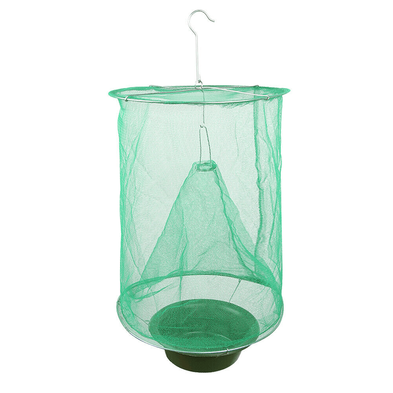 Reusable 6 Pack Fly Trap Insect Killer Net Cage Trap Ranch Pest Hanging Catcher - Direct On Sale