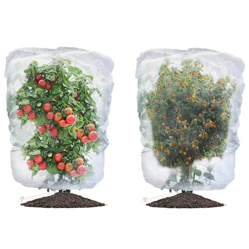 Reusable Plant Fruit Protect Drawstring Net Bag Mesh Insect Pest Barrier - Direct On Sale