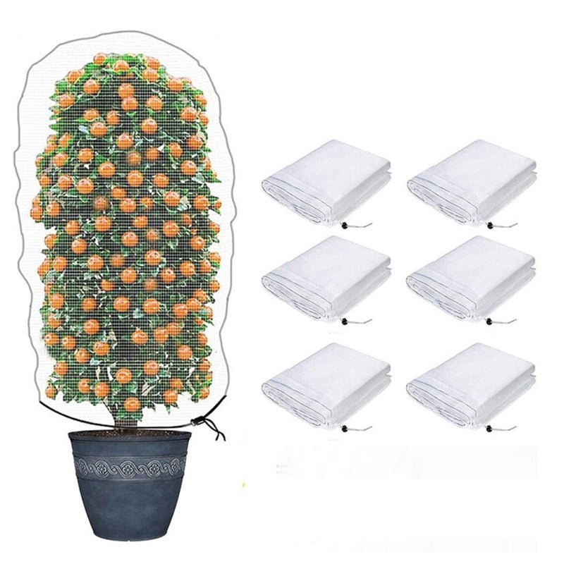 Reusable Plant Fruit Protect Drawstring Net Bag Mesh Insect Pest Barrier - Direct On Sale