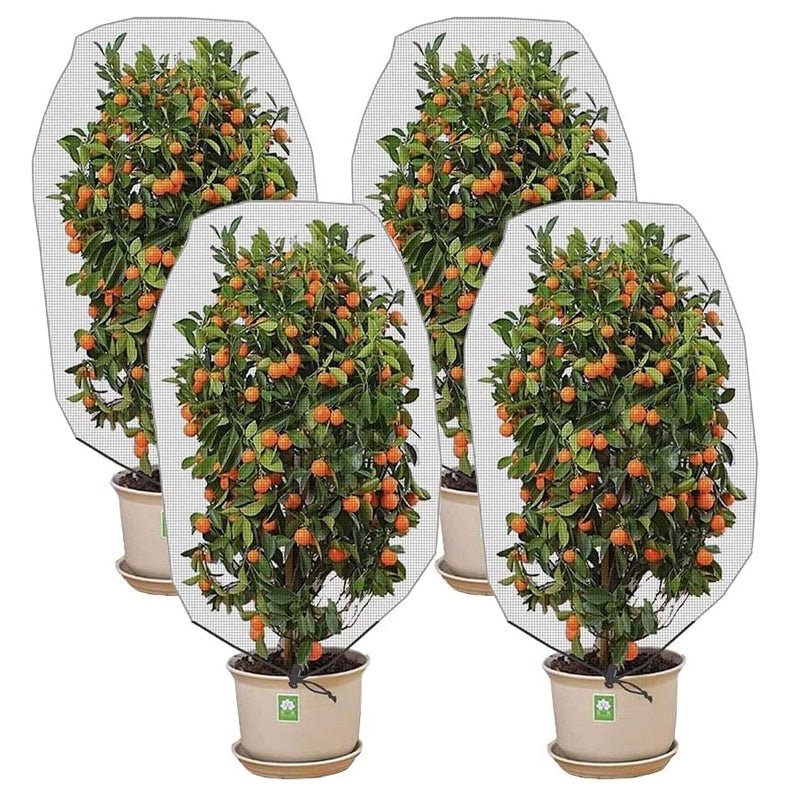 Reusable Plant Fruit Protect Drawstring Net Bag Mesh Insect Pest Barrier - Direct On Sale