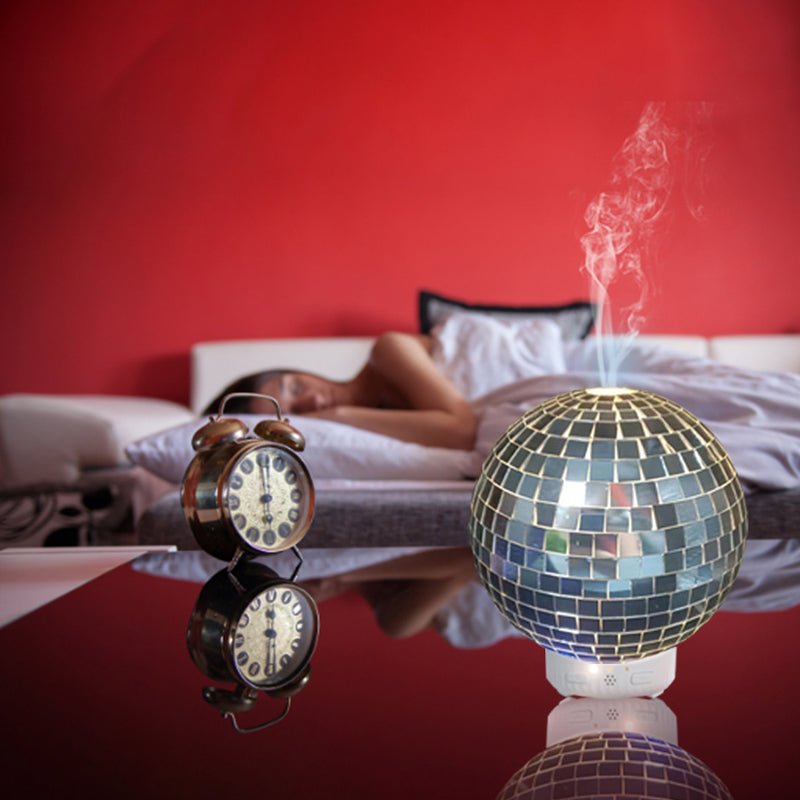 Rotating Disco Ball Indoor Air Humidifier and Scent Diffuser - Plugged in - Direct On Sale