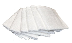 6 x 620GSM Pure Cotton Face Washer Towels