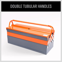 Portable Steel Toolbox - 5 Tray