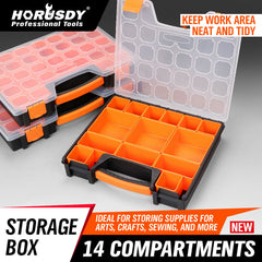 Tool Storage box with 14/15/22 Compartments