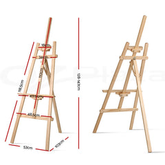 Pine Wood Painting Tripod Stand 147cm