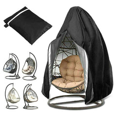 Waterproof Hanging Swing Chair Cover w/Zipper