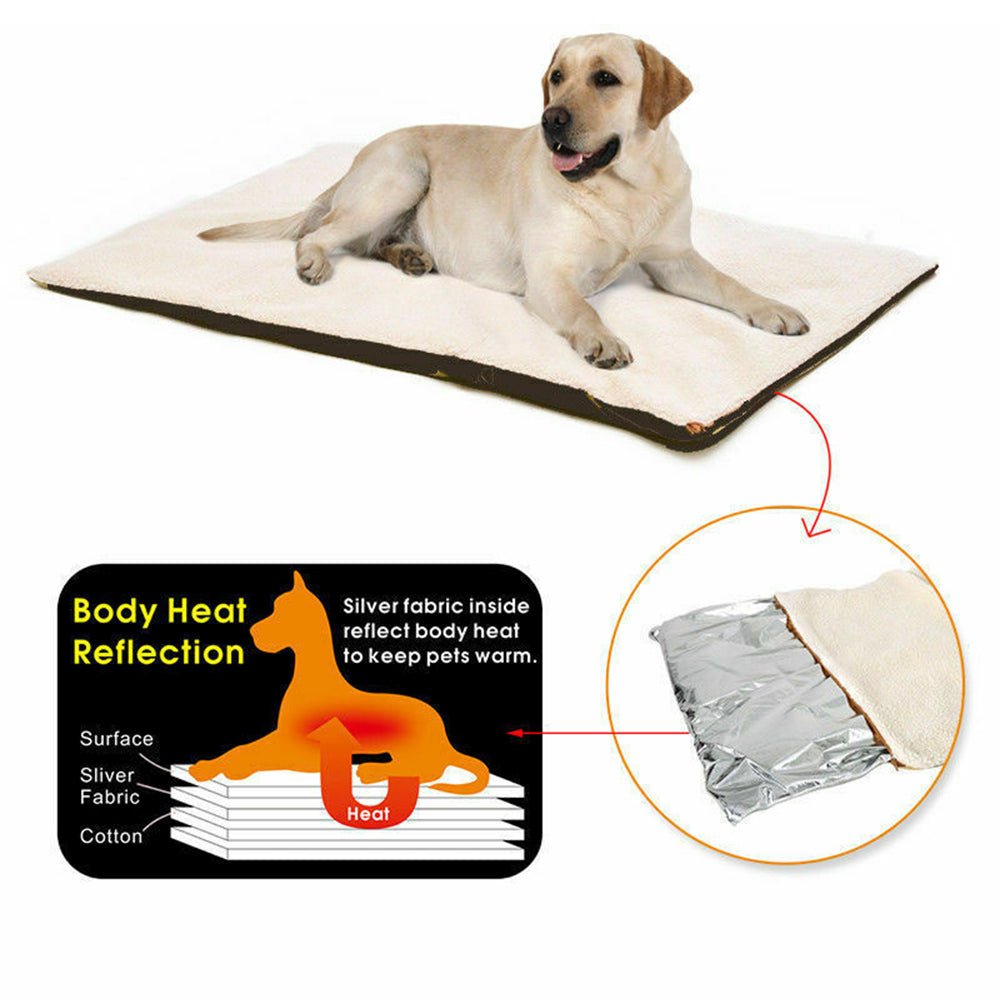 Self - Heating Thermal Pet Bed Self Warming Pet Mat - Direct On Sale