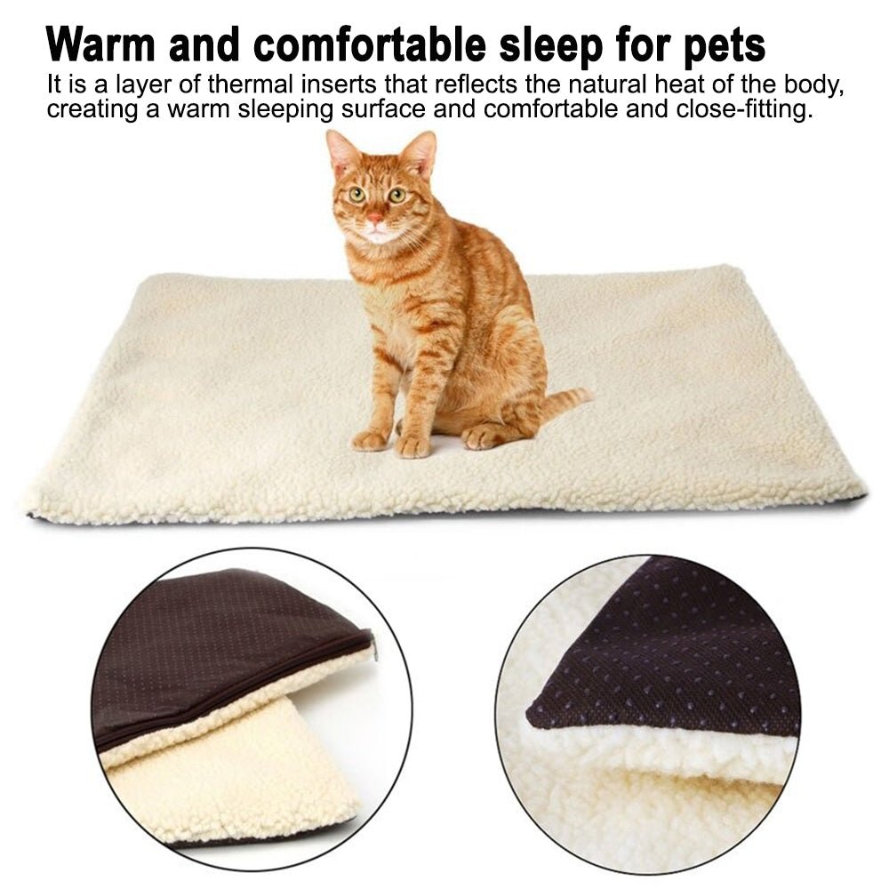 Self - Heating Thermal Pet Bed Self Warming Pet Mat - Direct On Sale