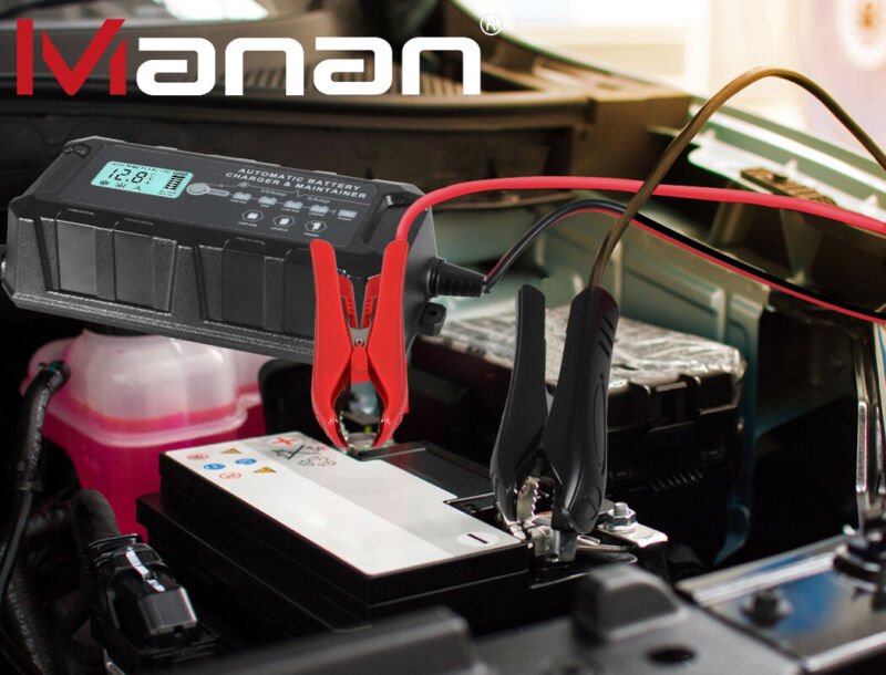 Smart Car Battery Charger Jump Starter 12V 10A Trickle Repair AGM GEL Lithium - Direct On Sale