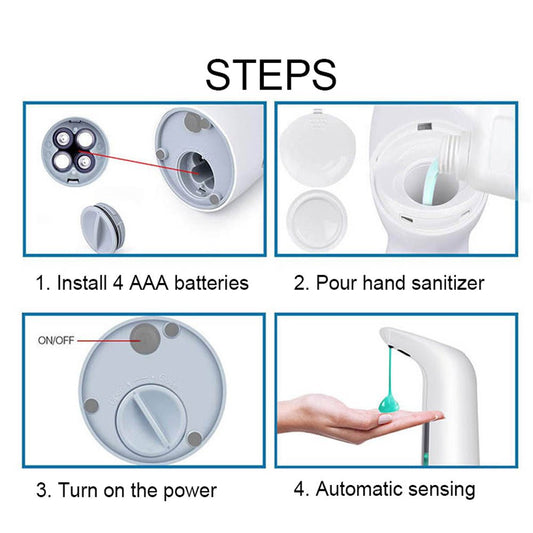 Smart Induction Motion Sensor Automatic Liquid Soap Dispenser - Direct On Sale