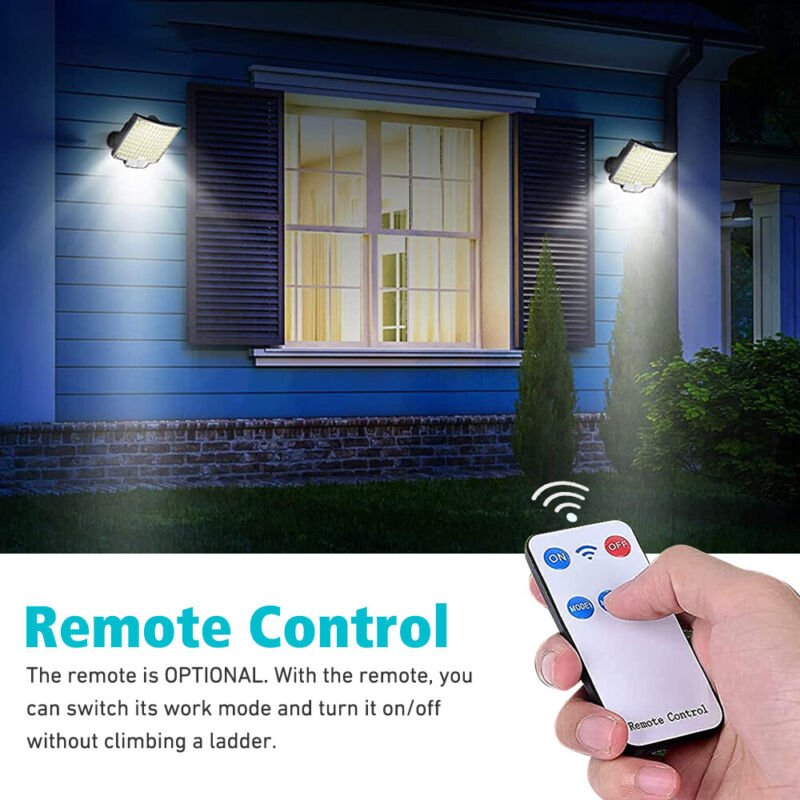 Solar Flood Light Motion Sensor Security Garden Garage Flood Light - Direct On Sale