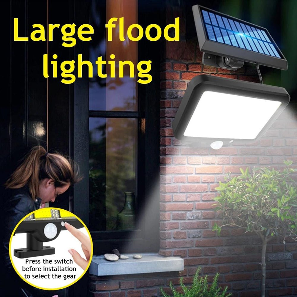 Solar Light Outdoor PIR Motion Sensor Wall Lamp 150/160 LED - Direct On Sale