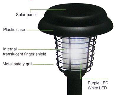 Solar Lights - LED Solar Bug Zapper & Garden Light