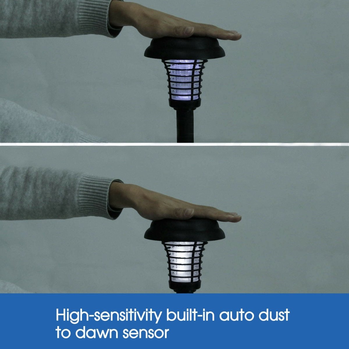 Solar Power LED Light Mosquito Insect Zapper - Direct On Sale