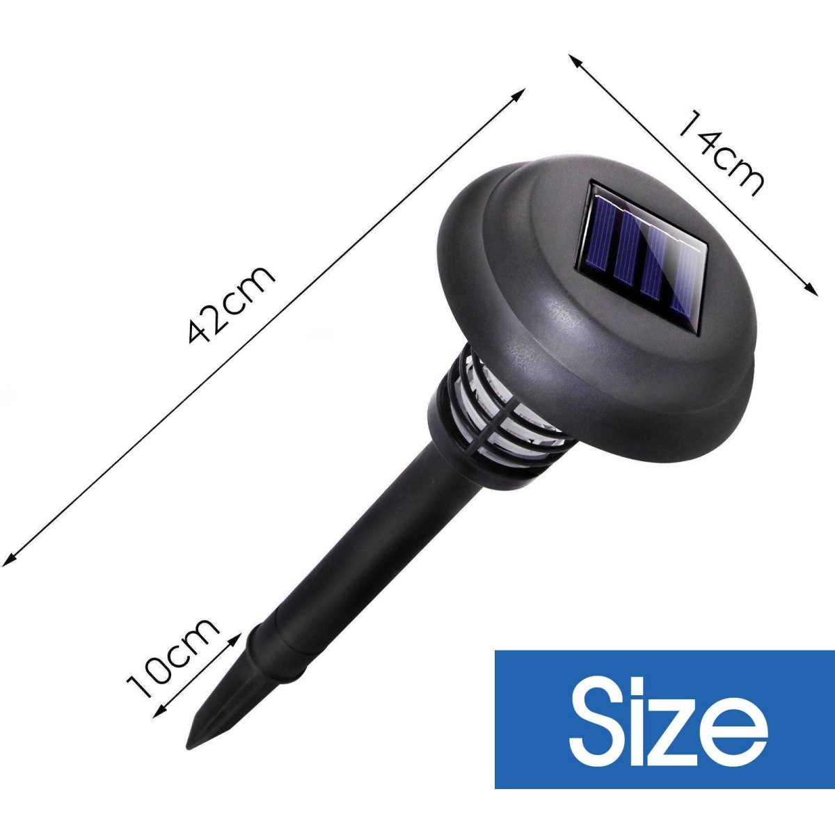 Solar Power LED Light Mosquito Insect Zapper - Direct On Sale