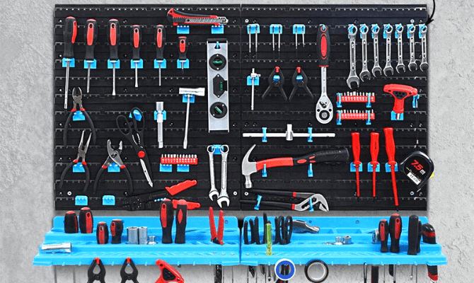Spanner Holder Wrench Rack Tool Organiser Industrial Shelving - Direct On Sale
