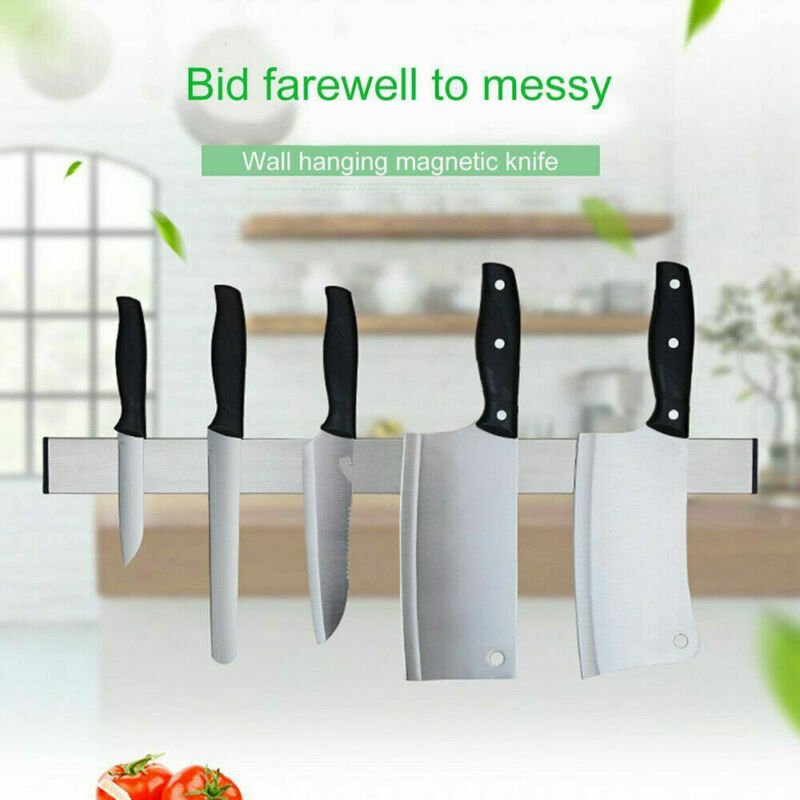 Stainless Steel Magnetic Rack Knife Holder Tool Shelf Magnet - Direct On Sale