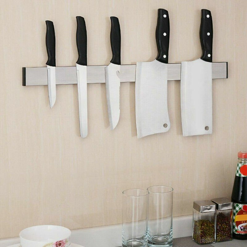 Stainless Steel Magnetic Rack Knife Holder Tool Shelf Magnet - Direct On Sale