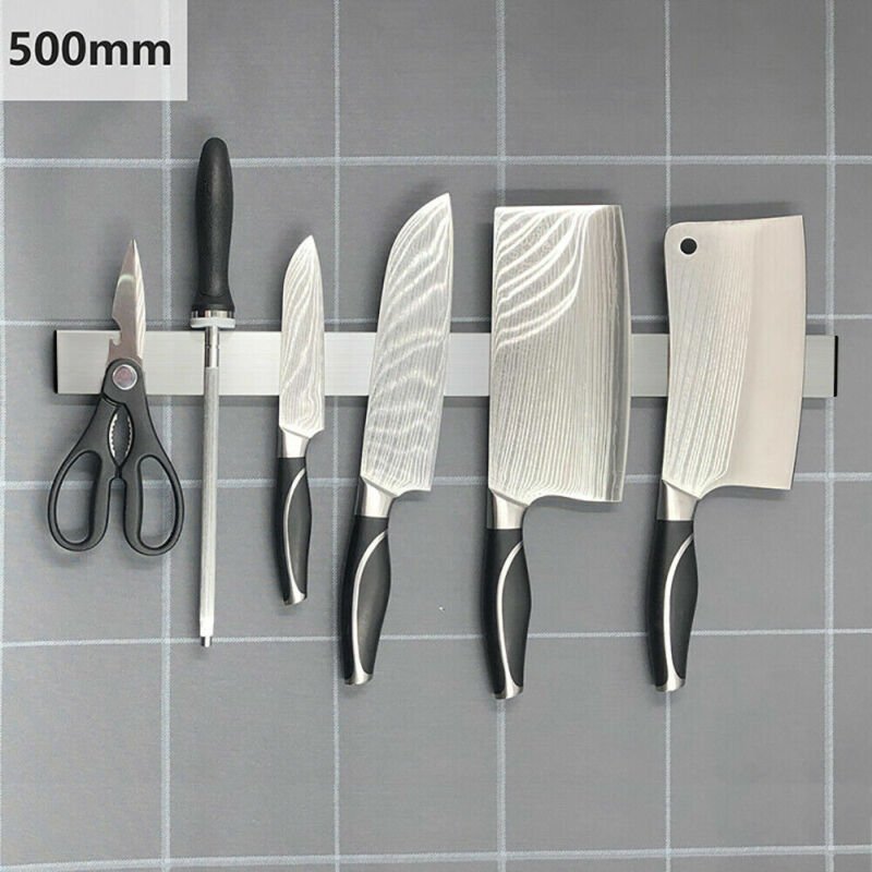 Stainless Steel Magnetic Rack Knife Holder Tool Shelf Magnet - Direct On Sale