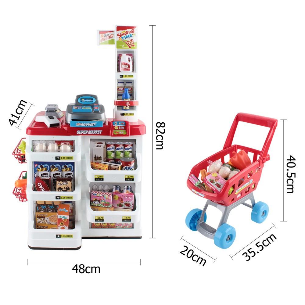 Toys - Supermarket Pretend Play Set - 24Pcs