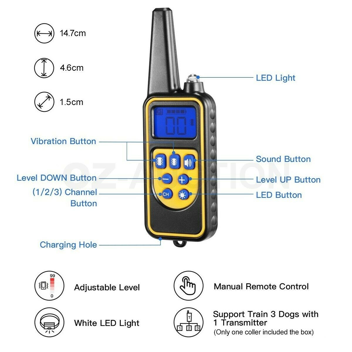 Ultrasonic Pet Dog Bark Control Collar - Direct On Sale