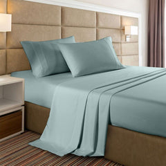 2000TC Egyptian Cotton Bedsheet Set (Fitted + Flat + Pillowcases)
