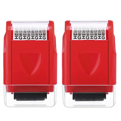 2x Confidential Privacy Data Protection Stamp Roller