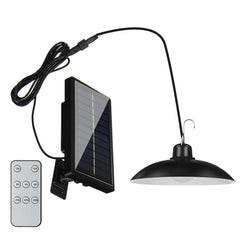 50W Waterproof Solar LED Pendant Outdoor Flood Light + Remote Control