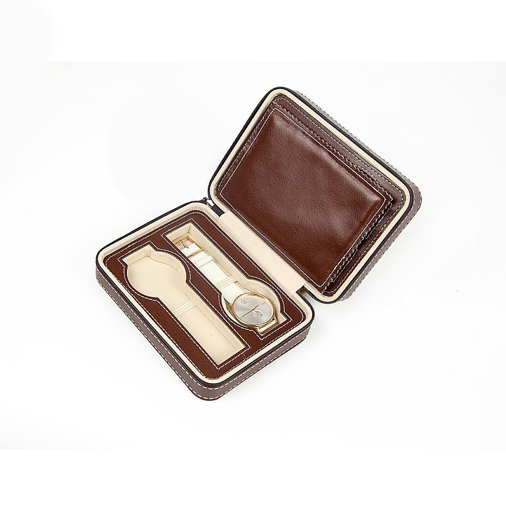 Watch Box Display Travel Case PU Leather - Direct On Sale