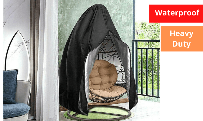 Waterproof Hanging Swing Chair Cover w/Zipper - Direct On Sale