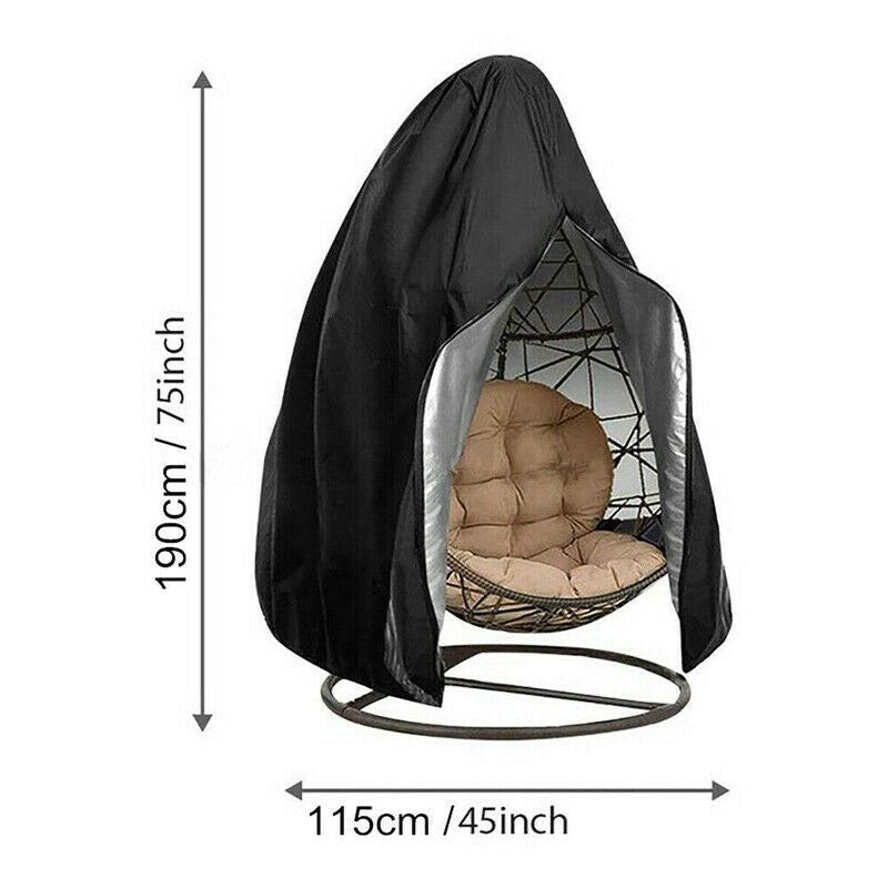 Waterproof Hanging Swing Chair Cover w/Zipper - Direct On Sale