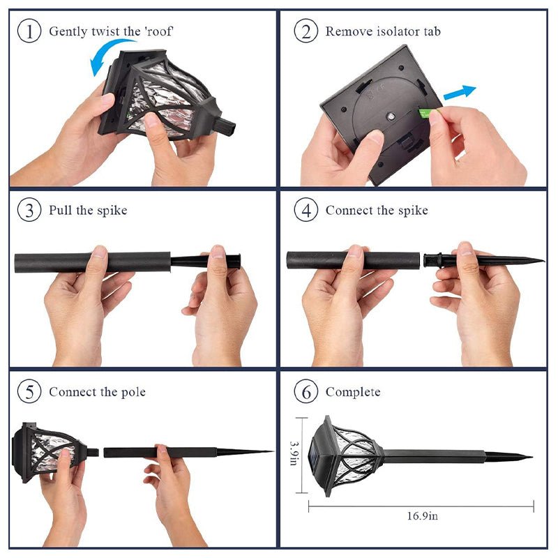 Waterproof Outdoor LED Solar Landscape Lights - Direct On Sale