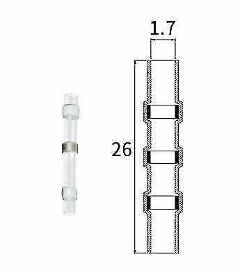 Waterproof Solder Sleeve Tubes Heat Shrink Seal Wire Butt Splice Connector Tube - Direct On Sale