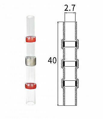 Waterproof Solder Sleeve Tubes Heat Shrink Seal Wire Butt Splice Connector Tube - Direct On Sale