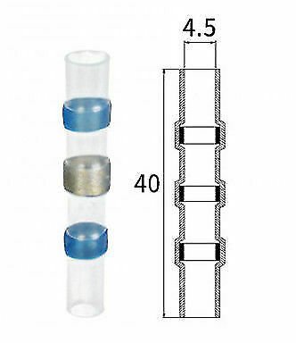 Waterproof Solder Sleeve Tubes Heat Shrink Seal Wire Butt Splice Connector Tube - Direct On Sale