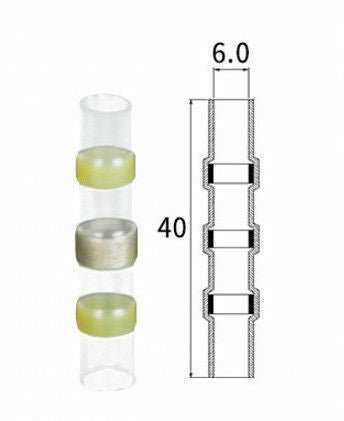 Waterproof Solder Sleeve Tubes Heat Shrink Seal Wire Butt Splice Connector Tube - Direct On Sale