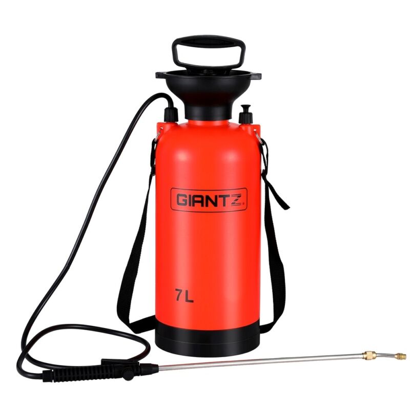 Weed Sprayer Pressure 7L Shoulder Pesticide Spray Bottle Farm Garden - Direct On Sale