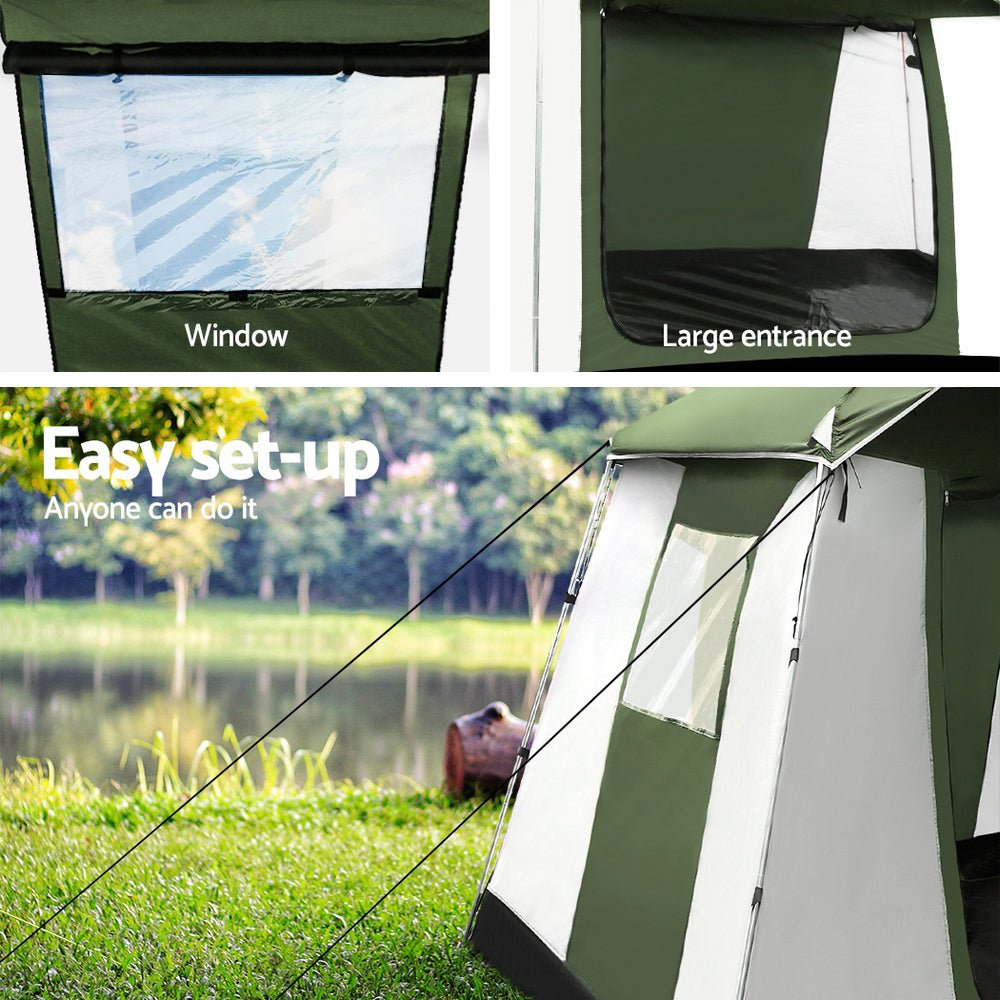 Weisshorn Camping Tent 6 Person Tents Family Hiking Dome - Direct On Sale