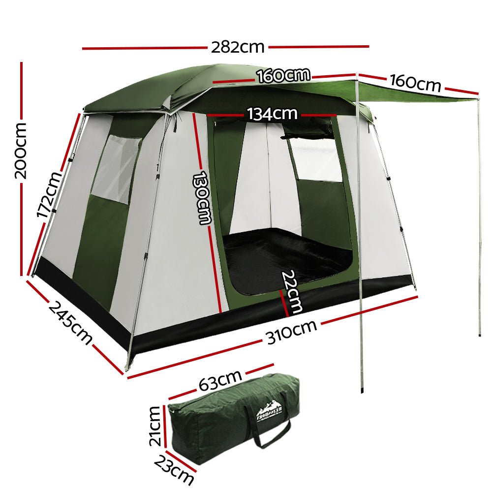 Weisshorn Camping Tent 6 Person Tents Family Hiking Dome - Direct On Sale