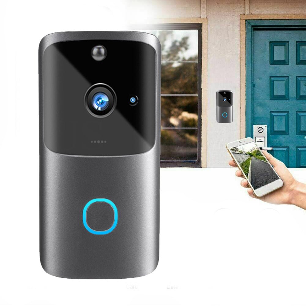 Wi - Fi Enabled Smart Doorbell Motion Detection and 2 - Way Audio - Direct On Sale