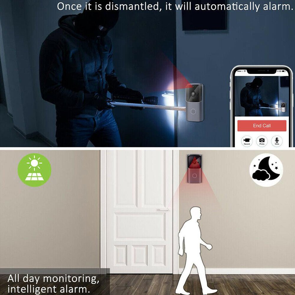 Wi - Fi Enabled Smart Doorbell Motion Detection and 2 - Way Audio - Direct On Sale