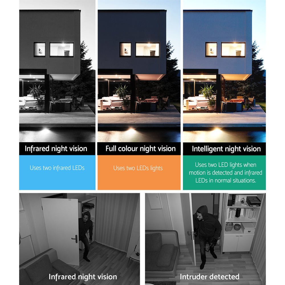 Wireless IP Camera Outdoor CCTV Security System HD 1080P WIFI PTZ 2MP - Direct On Sale