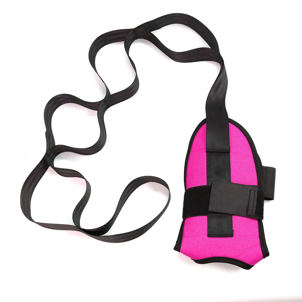 Yoga Foot & Calf Stretch Strap for Plantar Fasciitis, Heel Spurs, Foot Drop, Achilles Tendonitis & Hamstring - Direct On Sale